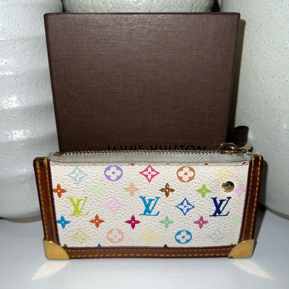 Louis Vuitton Murakami Multicolored Key Cles Coin Pouch with Box - Picture 4 of 9